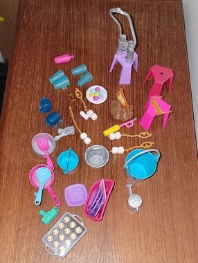 Barbie Accesory Campfire Cooking Lot